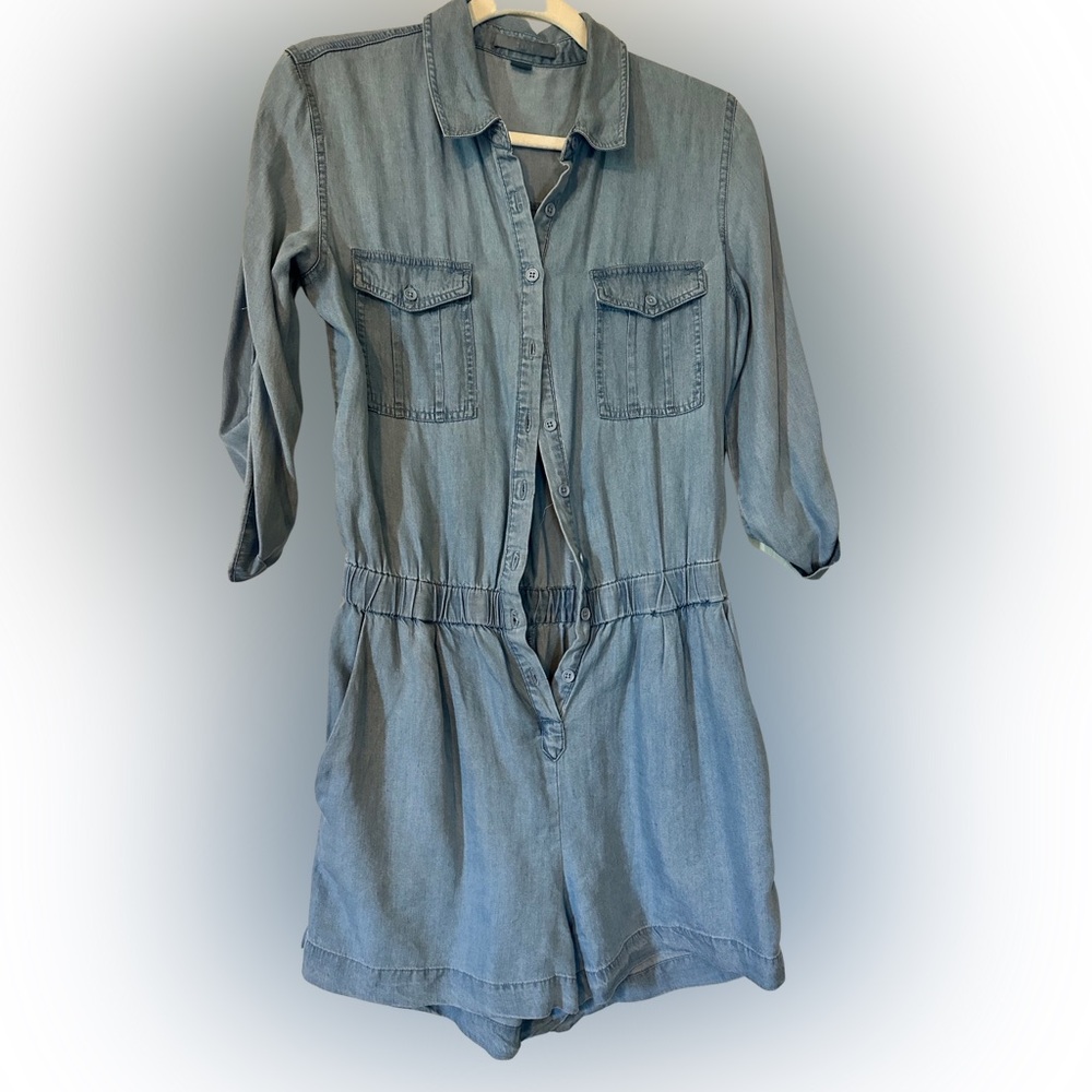 Chambray romper